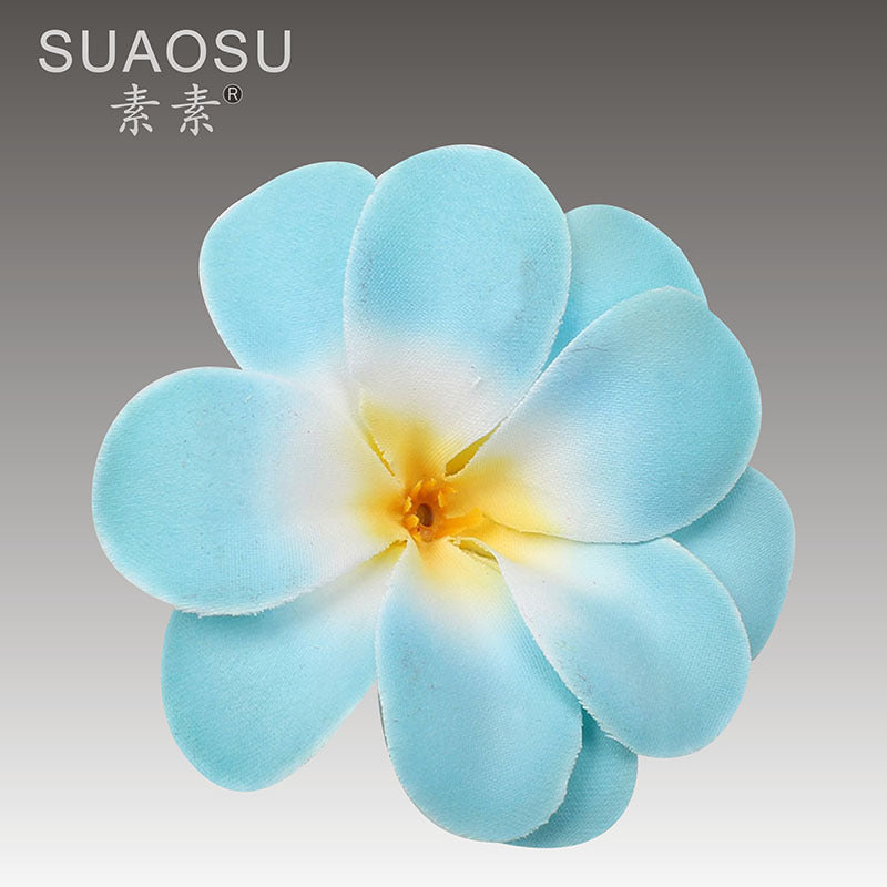 Flor De Seda De Frangipani De Tela al por mayor